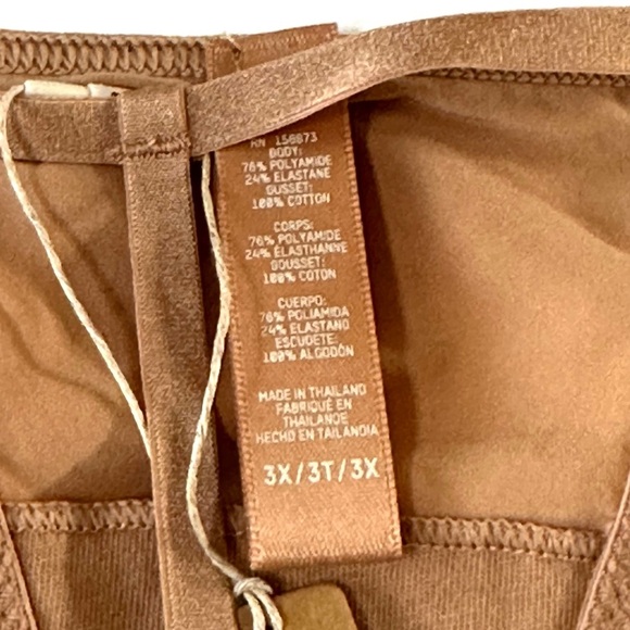 NEW, SKIMS Ochre Nude Fits Everyone Micro String Thong Size 3X New with Tags - Picture 8 of 10